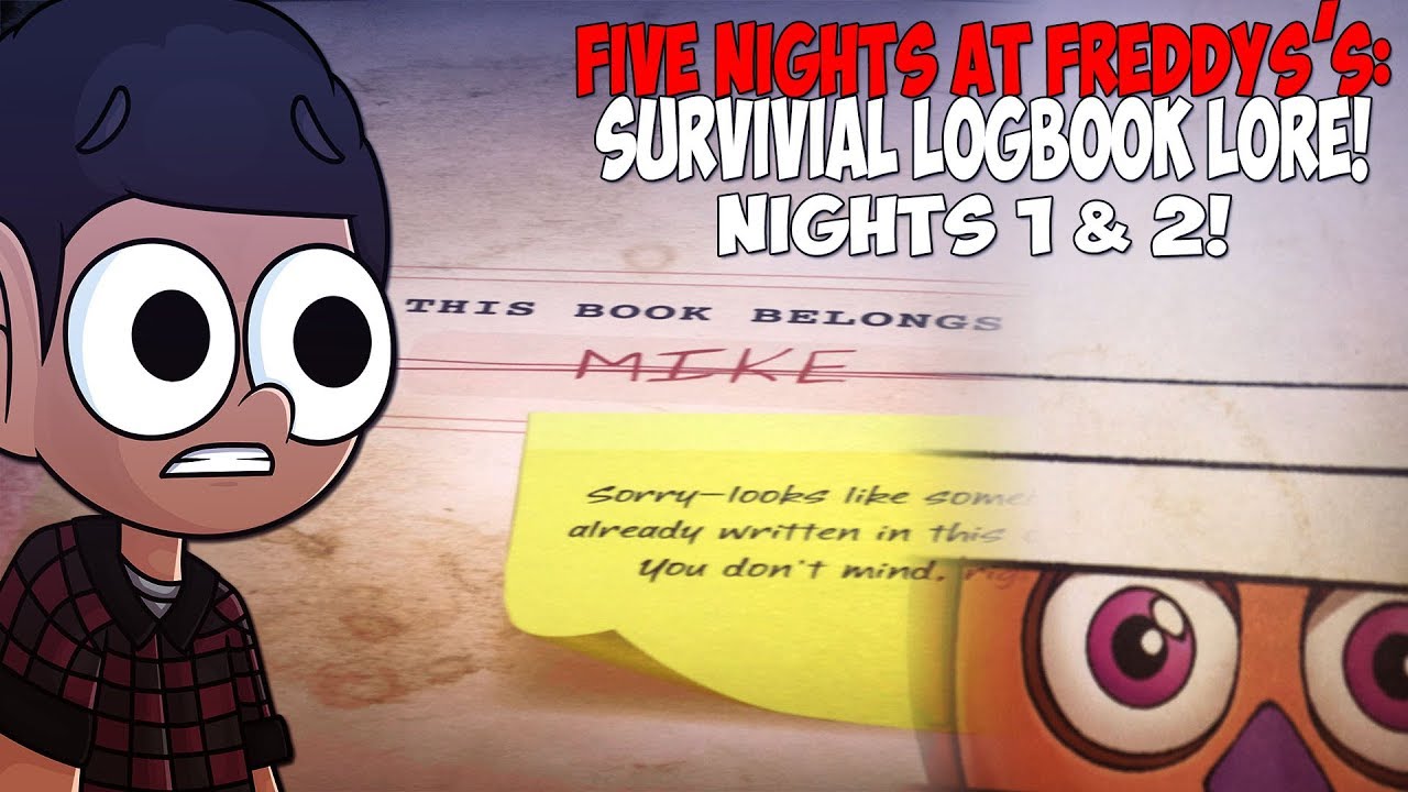 survival logbook five nights at freddy